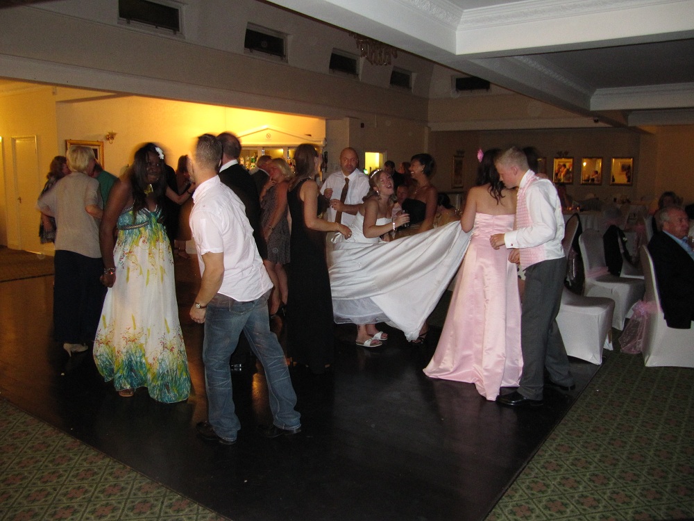 People Dancing at Wedding Party